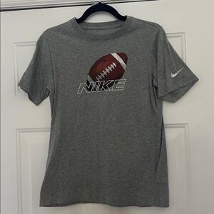 Nike Football Shirt Gray Short Sleeve